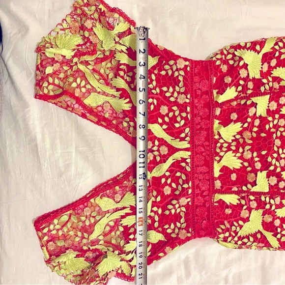 Marchesa Notte Lace Guipure Ball Gown Sz 12 NWT - Picture 10 of 12